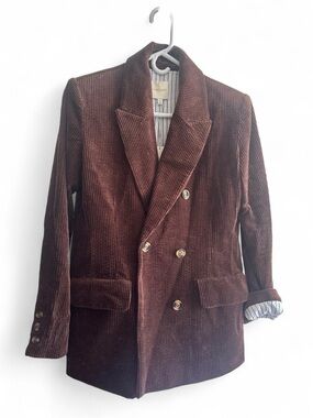 NWT Favorite Daughter Fall Blazer Vintage Brown